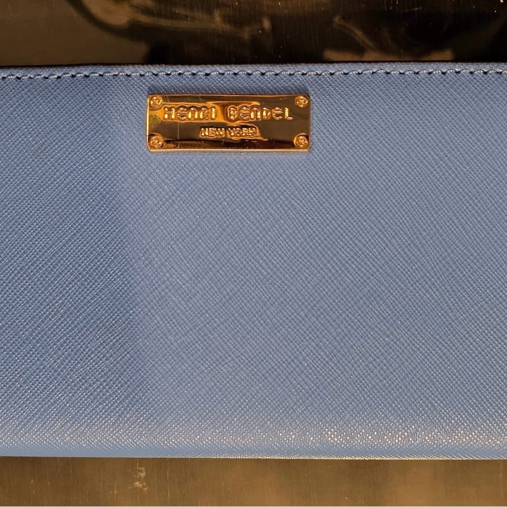 Henri Bendel Blue Wallet